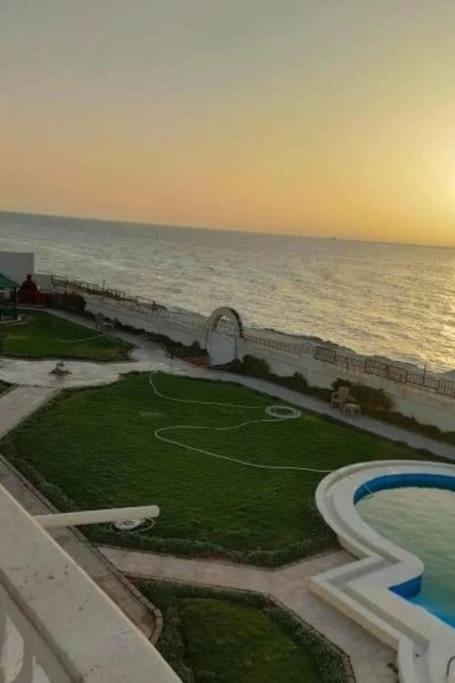 Panorama Apartment With A Charming Sea View Near Alexandria And Burg Elarab Intl Airport With Free Wifi شقة باطلالة ساحرة على البحر اول الساحل الشمالي Εξωτερικό φωτογραφία