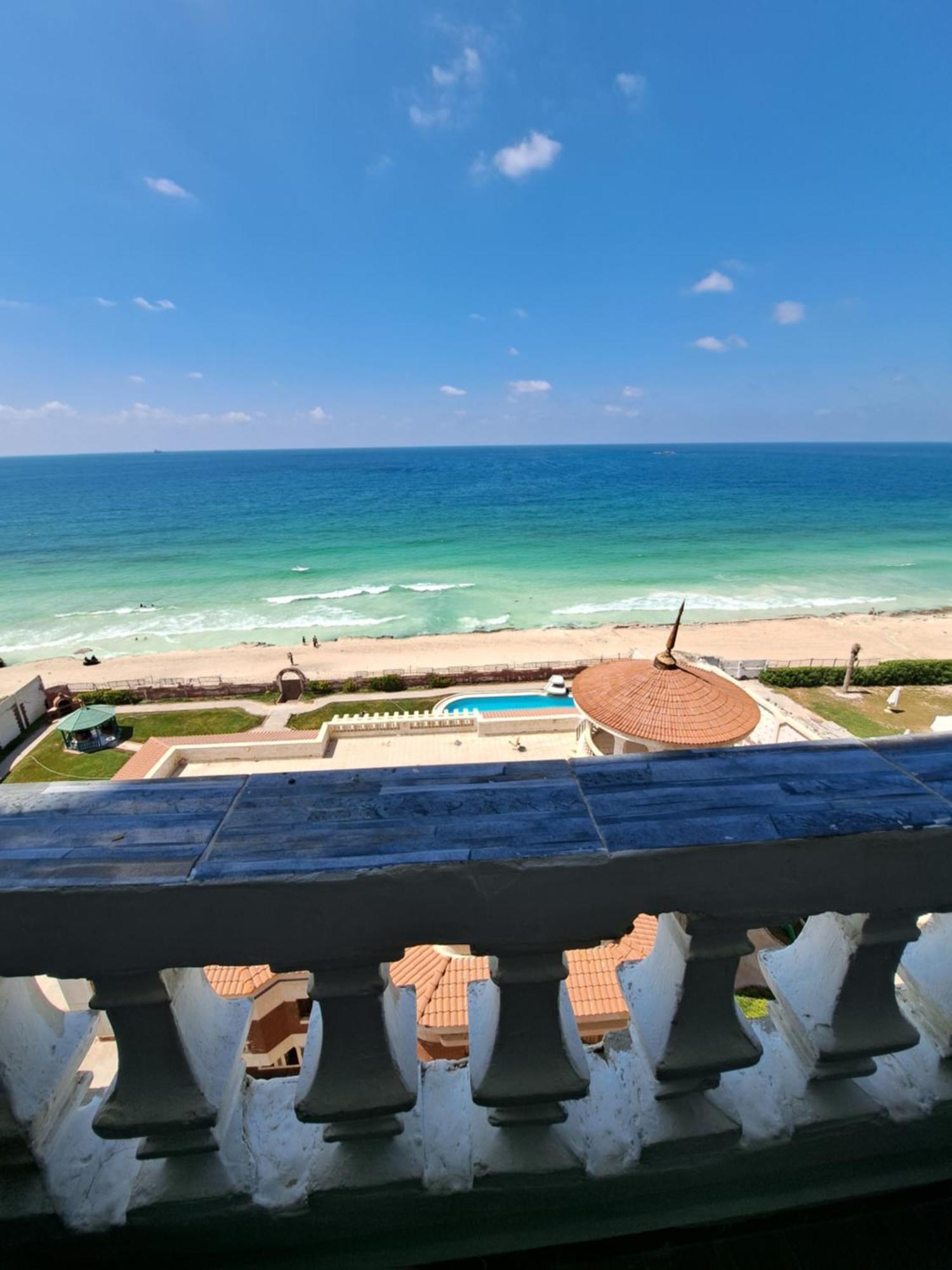 Panorama Apartment With A Charming Sea View Near Alexandria And Burg Elarab Intl Airport With Free Wifi شقة باطلالة ساحرة على البحر اول الساحل الشمالي Εξωτερικό φωτογραφία