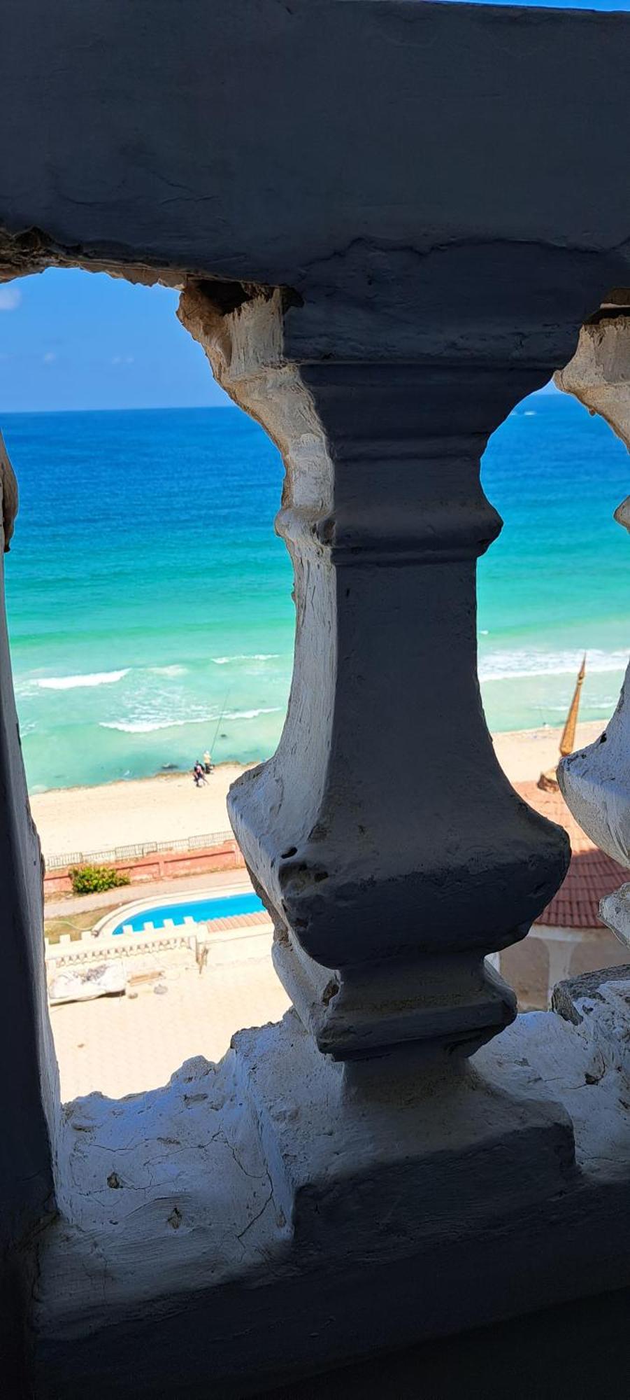 Panorama Apartment With A Charming Sea View Near Alexandria And Burg Elarab Intl Airport With Free Wifi شقة باطلالة ساحرة على البحر اول الساحل الشمالي Εξωτερικό φωτογραφία